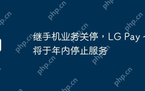 继手机业务关停，LG Pay 也将于年内停止服务