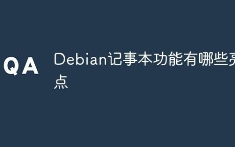 Debian记事本功能有哪些亮点