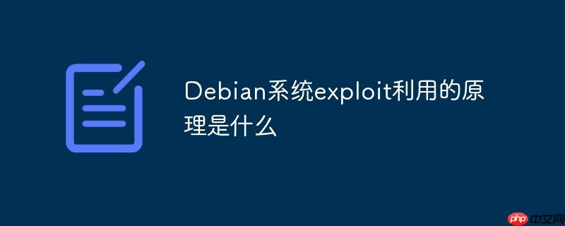 debian系统exploit利用的原理是什么
