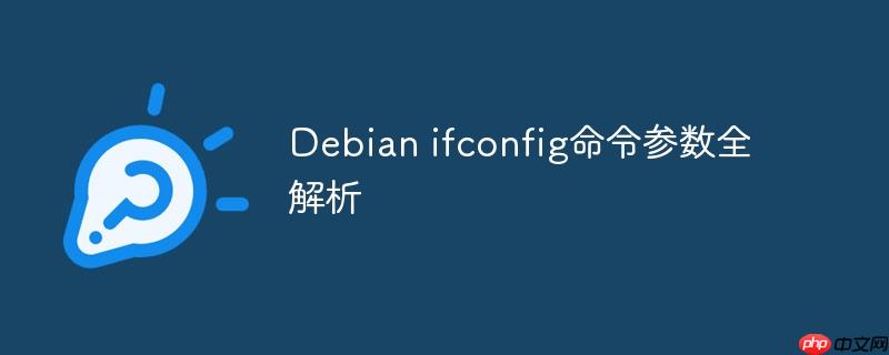 debian ifconfig命令参数全解析