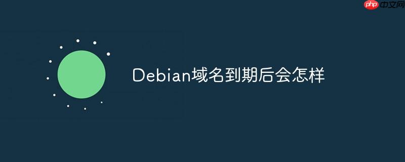 debian域名到期后会怎样