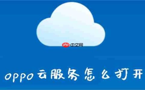 oppo云服务怎么打开