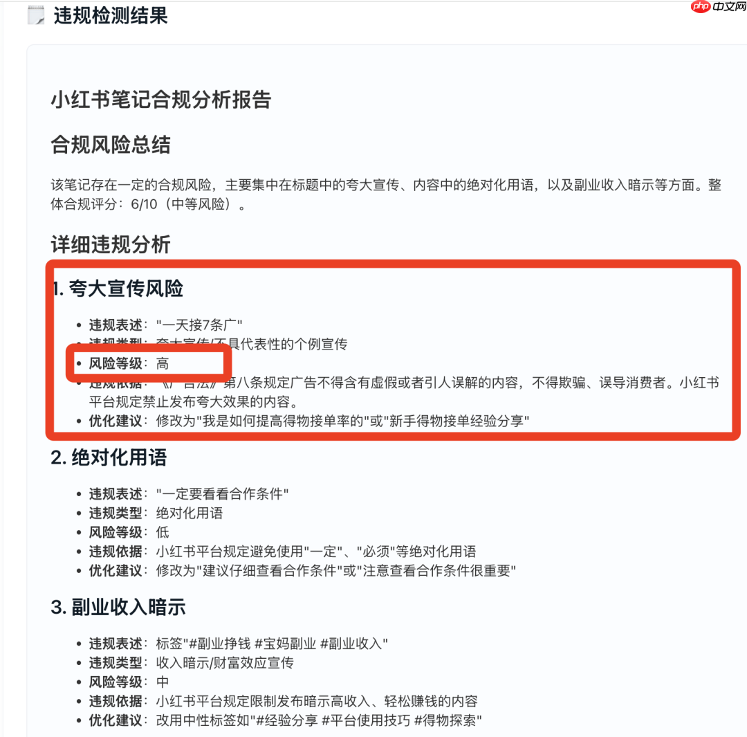 小红书发笔记前,检测违禁词,到底有没有用?