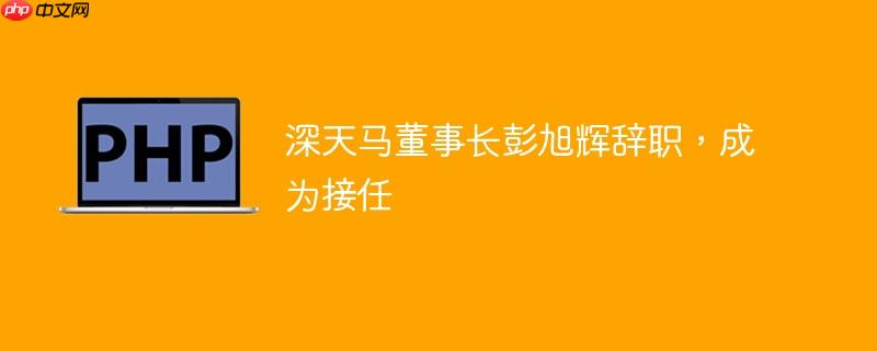 深天马董事长彭旭辉辞职,成为接任