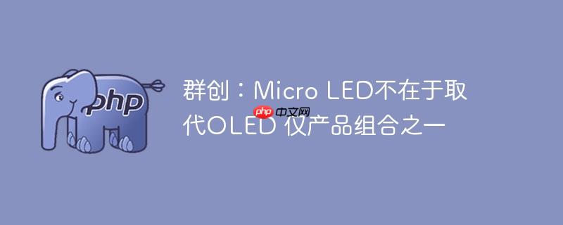 群创:micro led不在于取代oled 仅产品组合之一