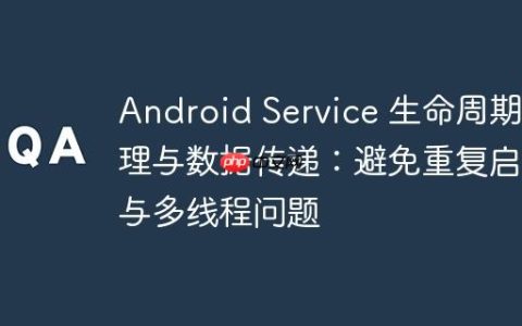 Android Service 生命周期管理与数据传递：避免重复启动与多线程问题