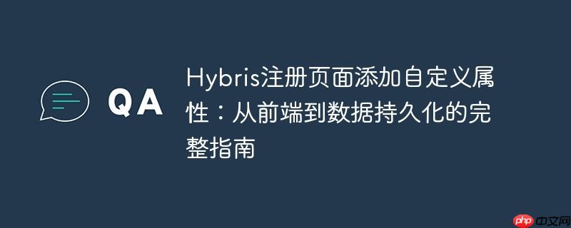 Hybris注册页面添加自定义属性:从前端到数据持久化的完整指南