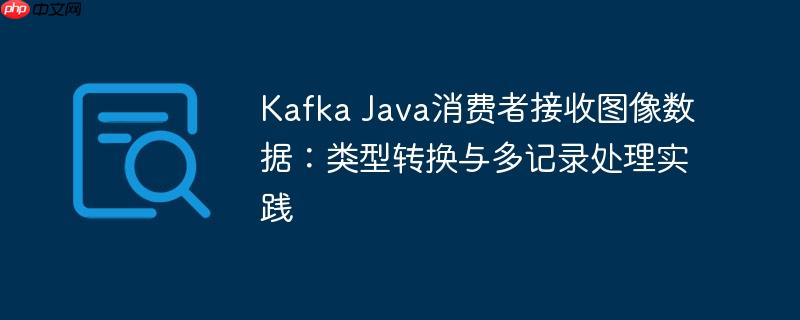 Kafka Java消费者接收图像数据：类型转换与多记录处理实践
