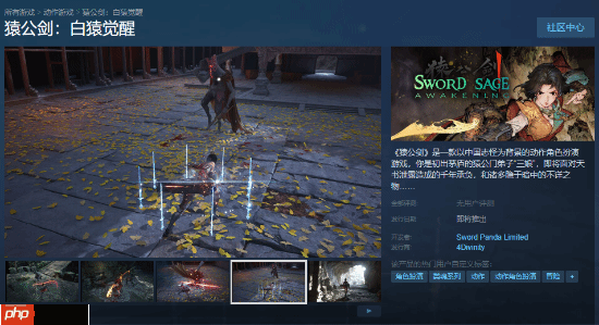 国产武侠《猿公剑:白猿觉醒》Steam页面公开!最新截图来了!
