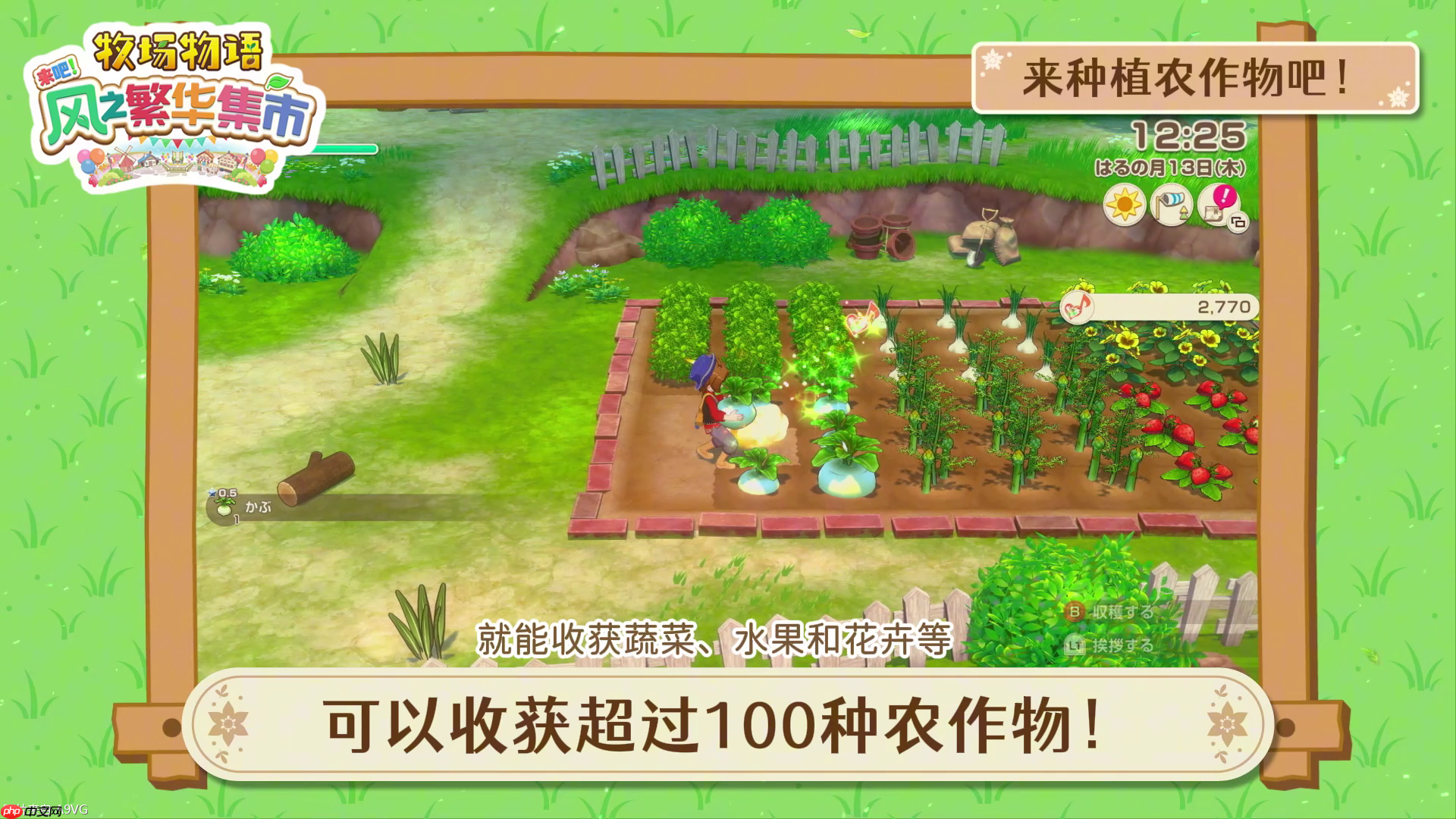 《牧场物语 来吧!风之繁华集市》 系统介绍影片