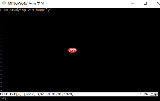 vim 学习笔记(一)—— vim模式与创建、编辑文件
