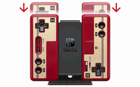 任天堂隐喻纪念红白机诞生日 经典手柄连接Switch