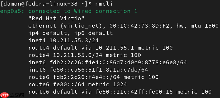 Linux:显示和管理IP址设置