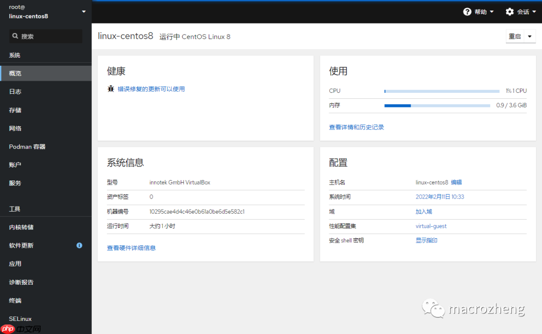官方标配！吊炸天的 Linux 可视化管理工具，必须推荐给你！