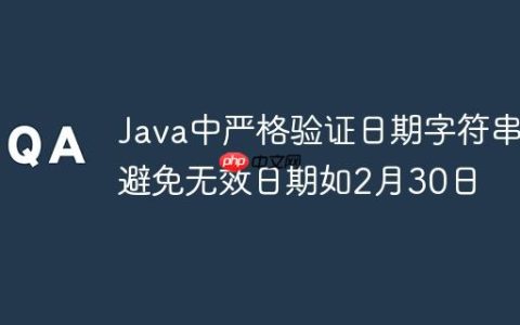Java中严格验证日期字符串：避免无效日期如2月30日