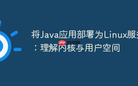 将Java应用部署为Linux服务：理解内核与用户空间