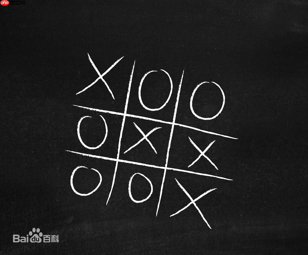 Tic-Tac-Toe：井字游戏（井字棋） - 创想鸟