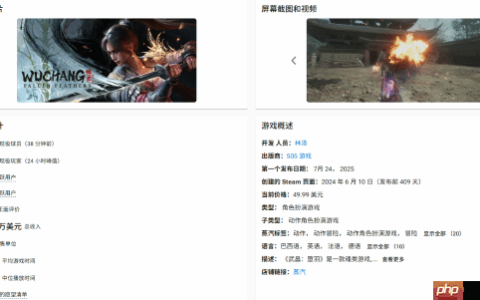 《明末渊虚之羽》预估销量达170万份 Steam好评率回升至41%