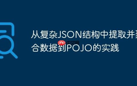 从复杂JSON结构中提取并聚合数据到POJO的实践