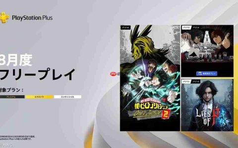 PS PLUS会员8月免费游戏公布 《匹诺曹的谎言》等