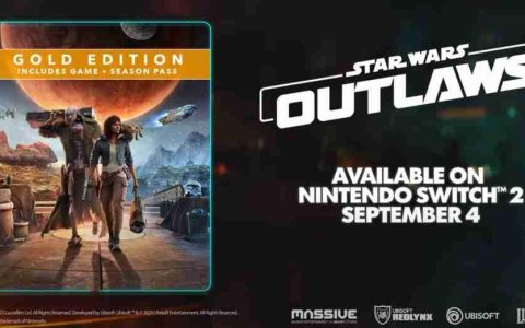 《星球大战：亡命之徒 黄金版》9月4日登陆Switch 2
