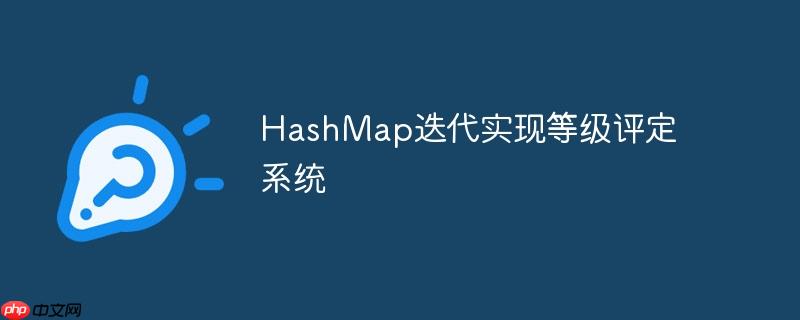 hashmap迭代实现等级评定系统
