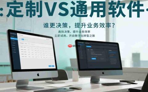 定制VS通用软件:谁更适合您的企业?