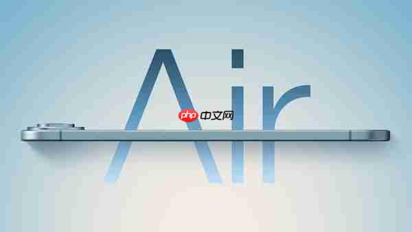 iPhone 17 Air电池曝光 金属外壳设计容量2900mAh