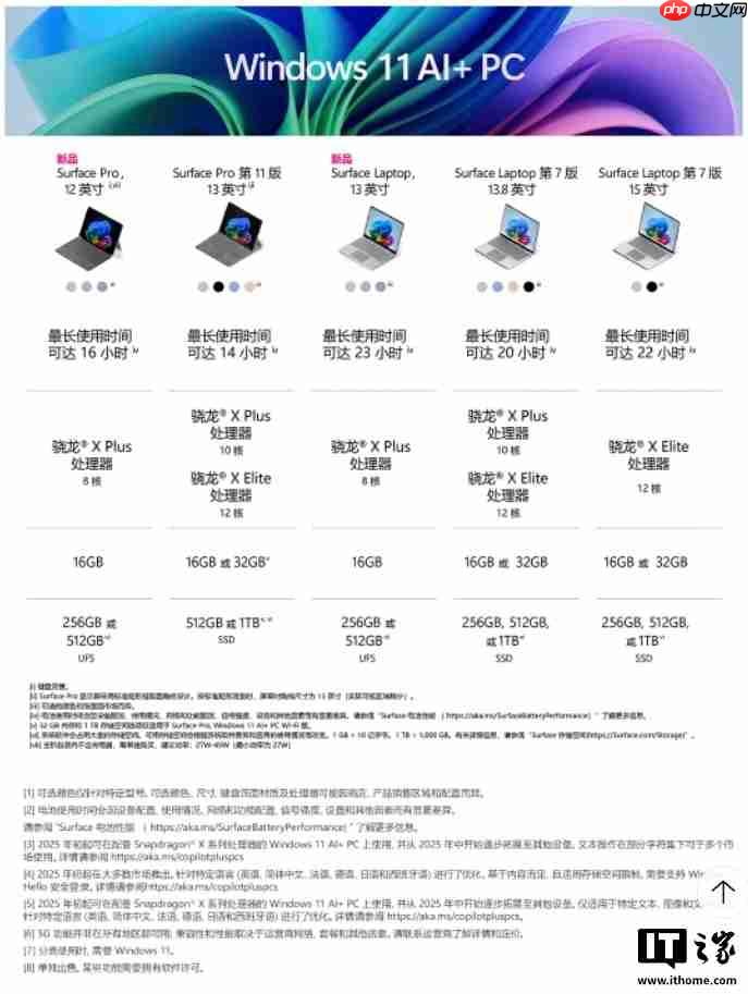 6888 元 / 7888 元起，微软 12 英寸 Surface Pro / 13 英寸 Surface Laptop 国行上架