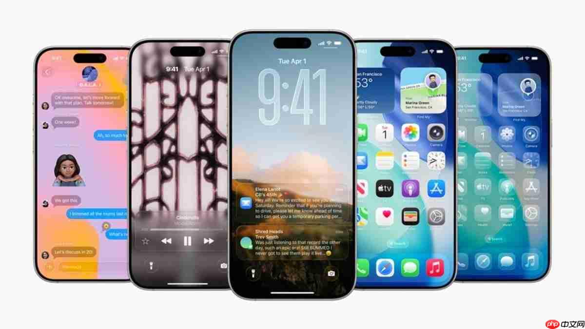 苹果iOS 26公测版7月23日上线!液态玻璃设计+AI升级,三款老机型无缘