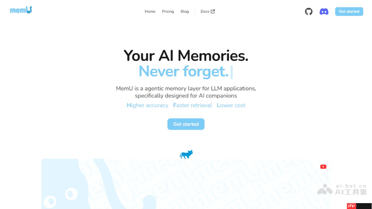 MemU— 面向AI情感陪伴的开源AI记忆框架