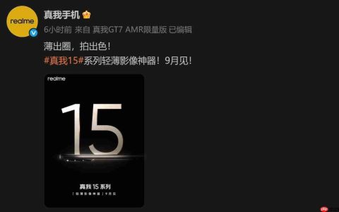 真我15系列取消Pro+，全力打造“豪华版Pro”