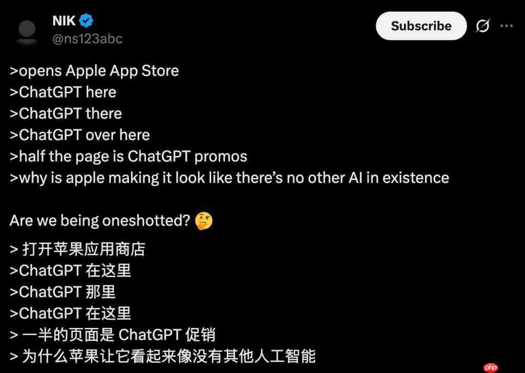  马斯克起诉 OpenAI 和苹果垄断：App Store 操纵排名，索赔数十亿美元 