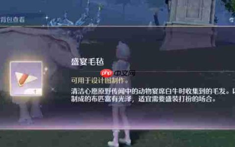 无限暖暖盛宴毛毡怎么获得 暖暖盛宴毛毡获取方法详解