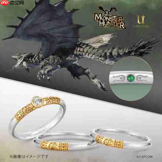 龙性恋狂喜!《怪物猎人》联动珠宝 推出怪物主题婚戒