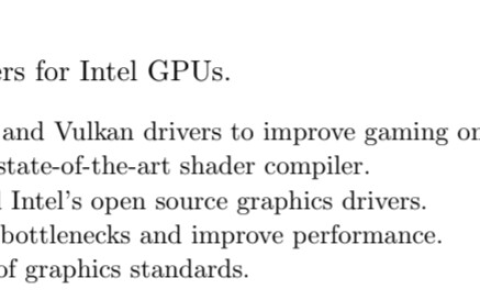 前 Asahi Linux GPU 驱动程序负责人跳槽至英特尔开发部门
