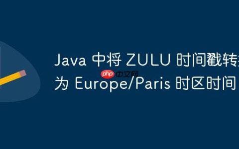 Java 中将 ZULU 时间戳转换为 Europe/Paris 时区时间