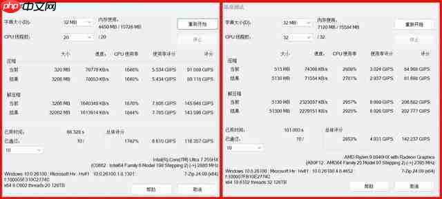 41 项测试酷睿拿下 32 项胜利!酷睿 Ultra 7 255HX 对决锐龙 9 8940HX