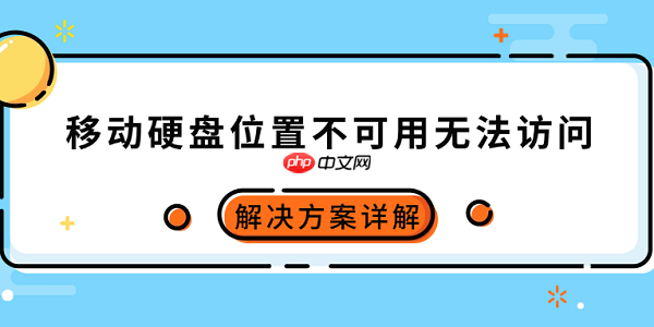 移动硬盘位置不可用无法访问怎么办 解决方案详解