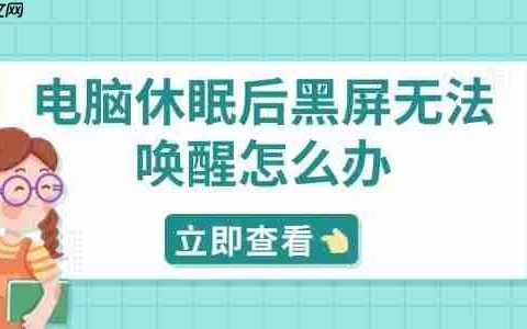 电脑休眠后黑屏无法唤醒怎么办 分享5种解决方法