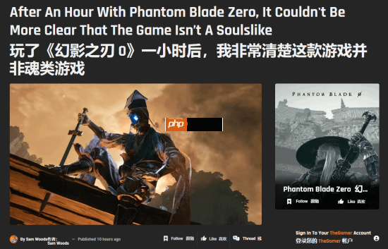 《影之刃零》gamerant试玩报告:这绝对不是类魂游戏