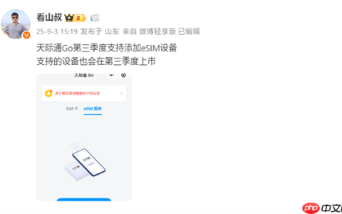 华为天际通Go将支持eSIM：设备在路上了