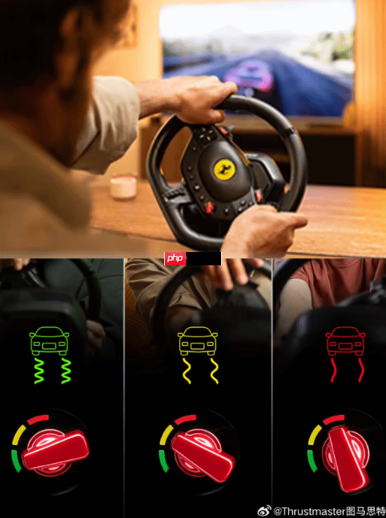 799元在家开”法拉利”！图马思特T98 Ferrari 296 GTB游戏方向盘发布