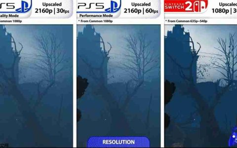 光照与细节阉割严重！ 《时间旅者：重生曙光》PS5与Switch2表现对比