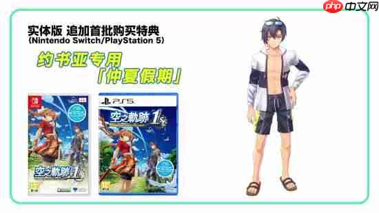 《空之轨迹the 1st》追加特典公开!限定原创DLC服装