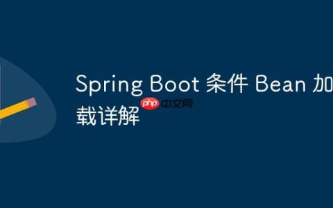 Spring Boot 条件 Bean 加载详解