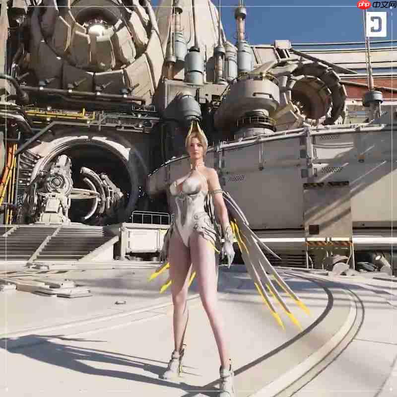 《第一后裔》美女塞琳娜新皮肤 质感非常逼真!