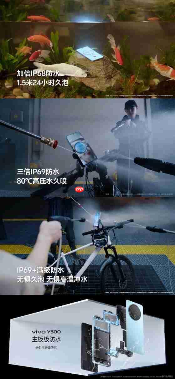 8200mAh 续航灭霸 + 军工级防护,vivo Y500 让你告别电量焦虑!