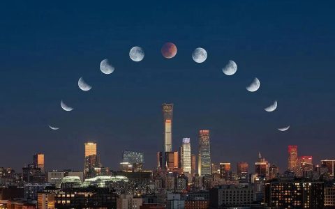 今晚血月现身 血月是月全食吗