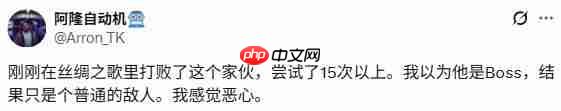 他不是boss啊！ 玩家因《丝之歌》猎人小径守门精英怪破防